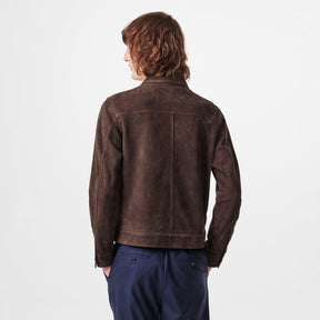 Leather Buttoned Overshirt