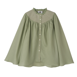 Blouse Vervain - Smocked veil