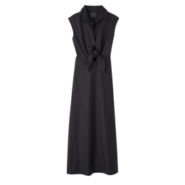 Long dress Black - Popelin