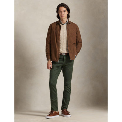 Garment Dye Cotton Long Sleeve Full Zip Overshirt