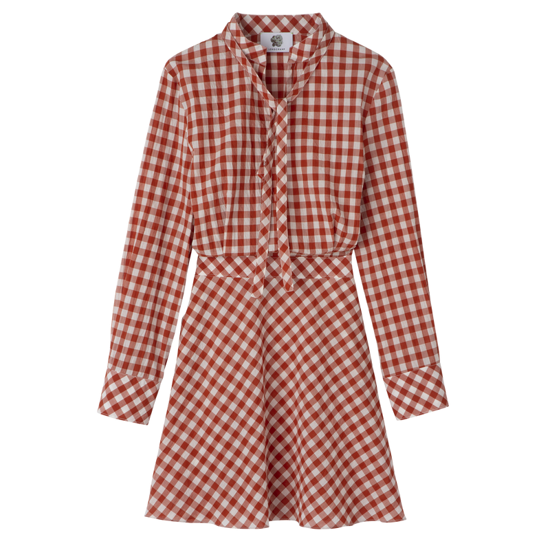 Dress Bark - Vichy jacquard