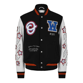 Wizard Leather Varsity Jacket
