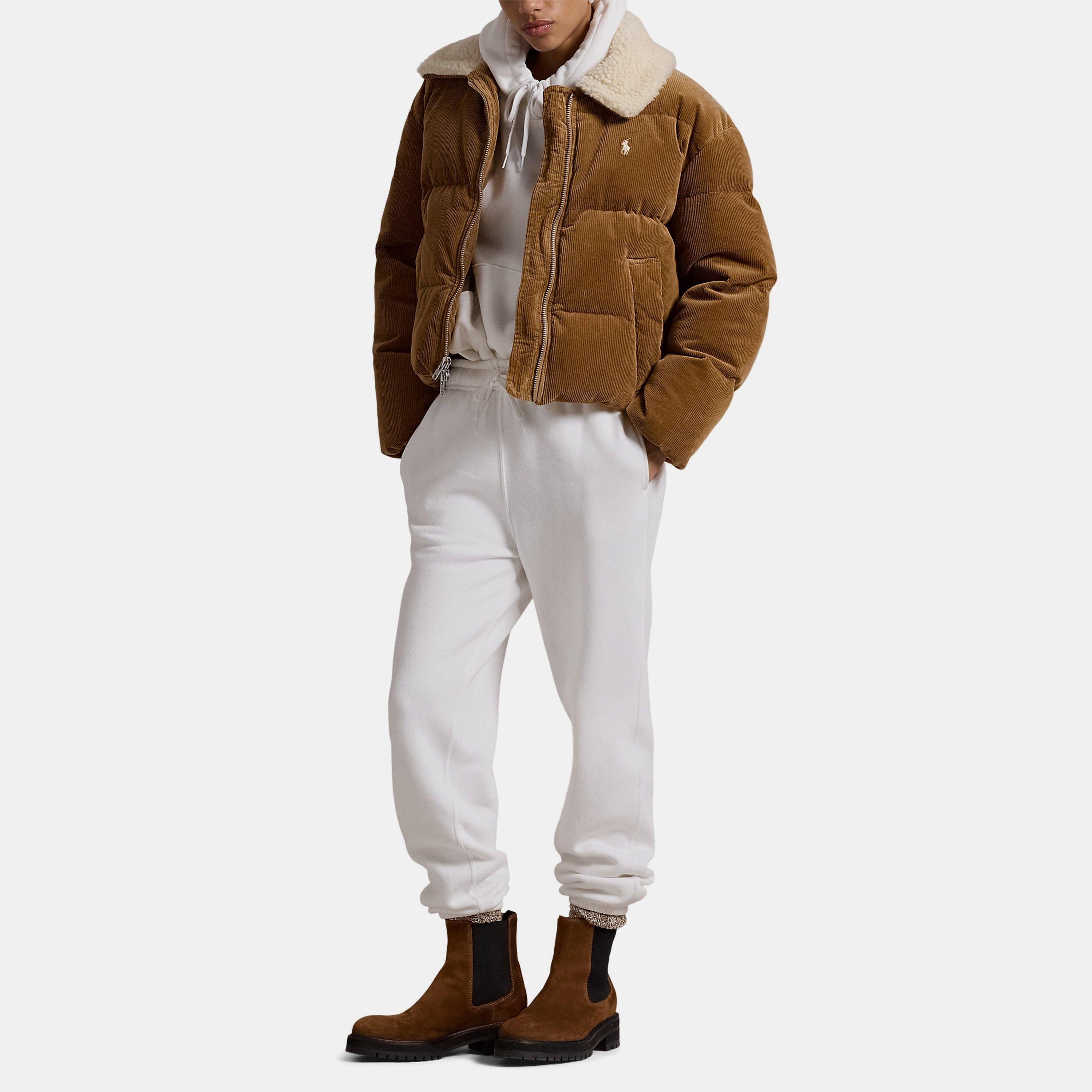 Quilted Corduroy Down Jacket