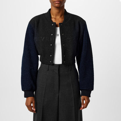 Cropped Varsity Jacket