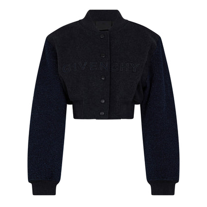 Cropped Varsity Jacket