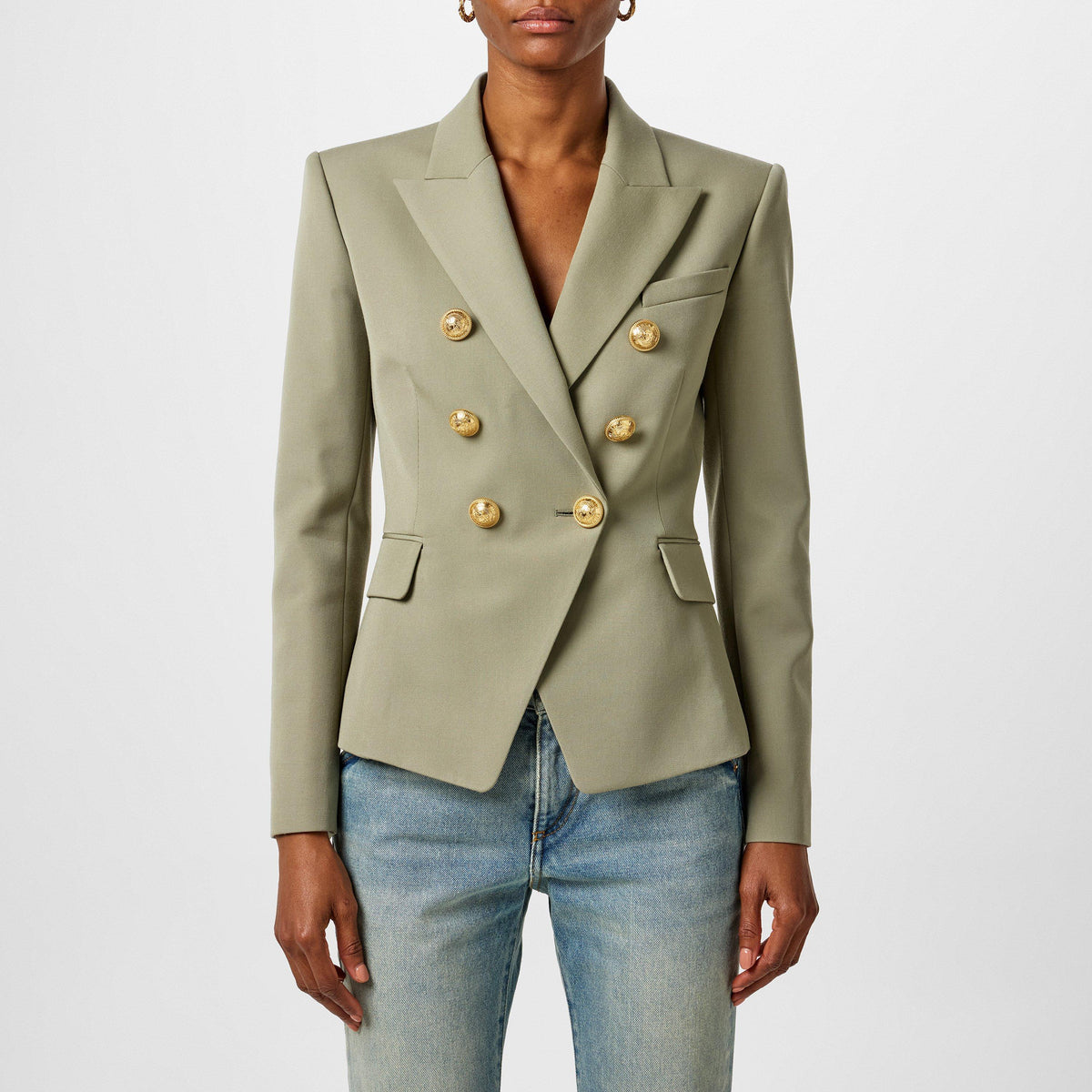 Grain De Poudre 6-Button Jacket