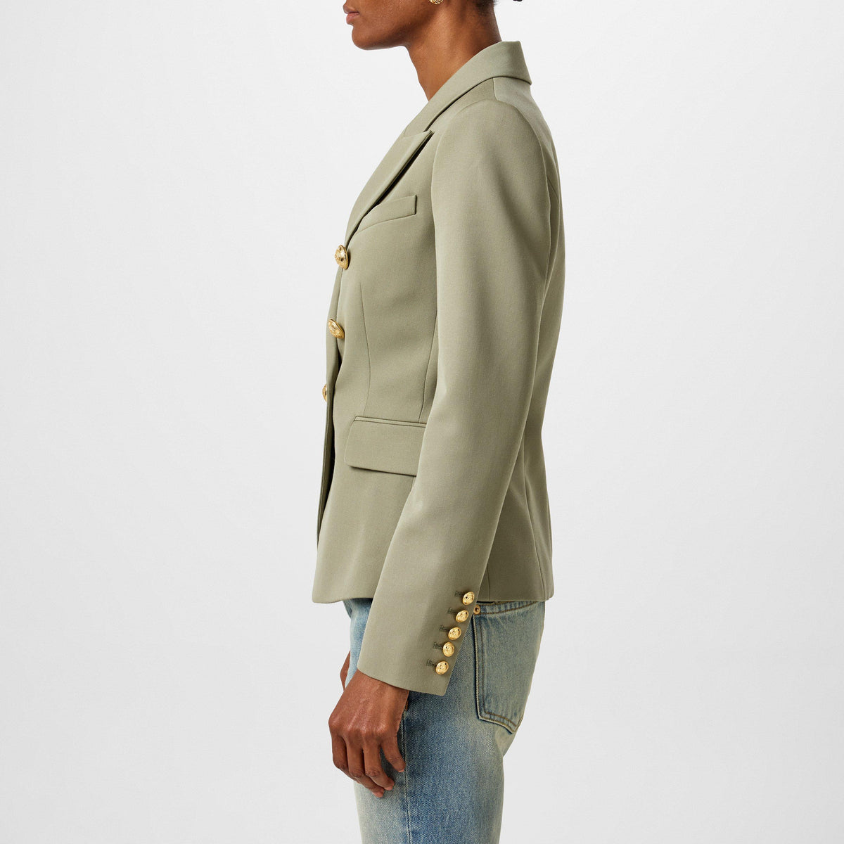 Grain De Poudre 6-Button Jacket