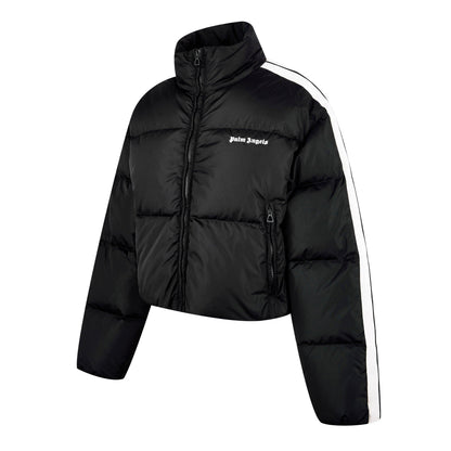 Cropped Track Padded Jacket