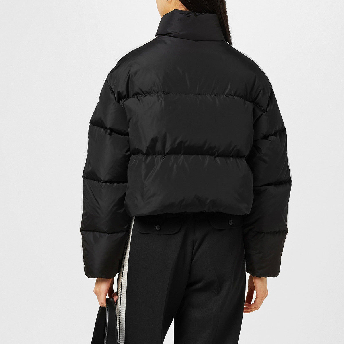 Cropped Track Padded Jacket