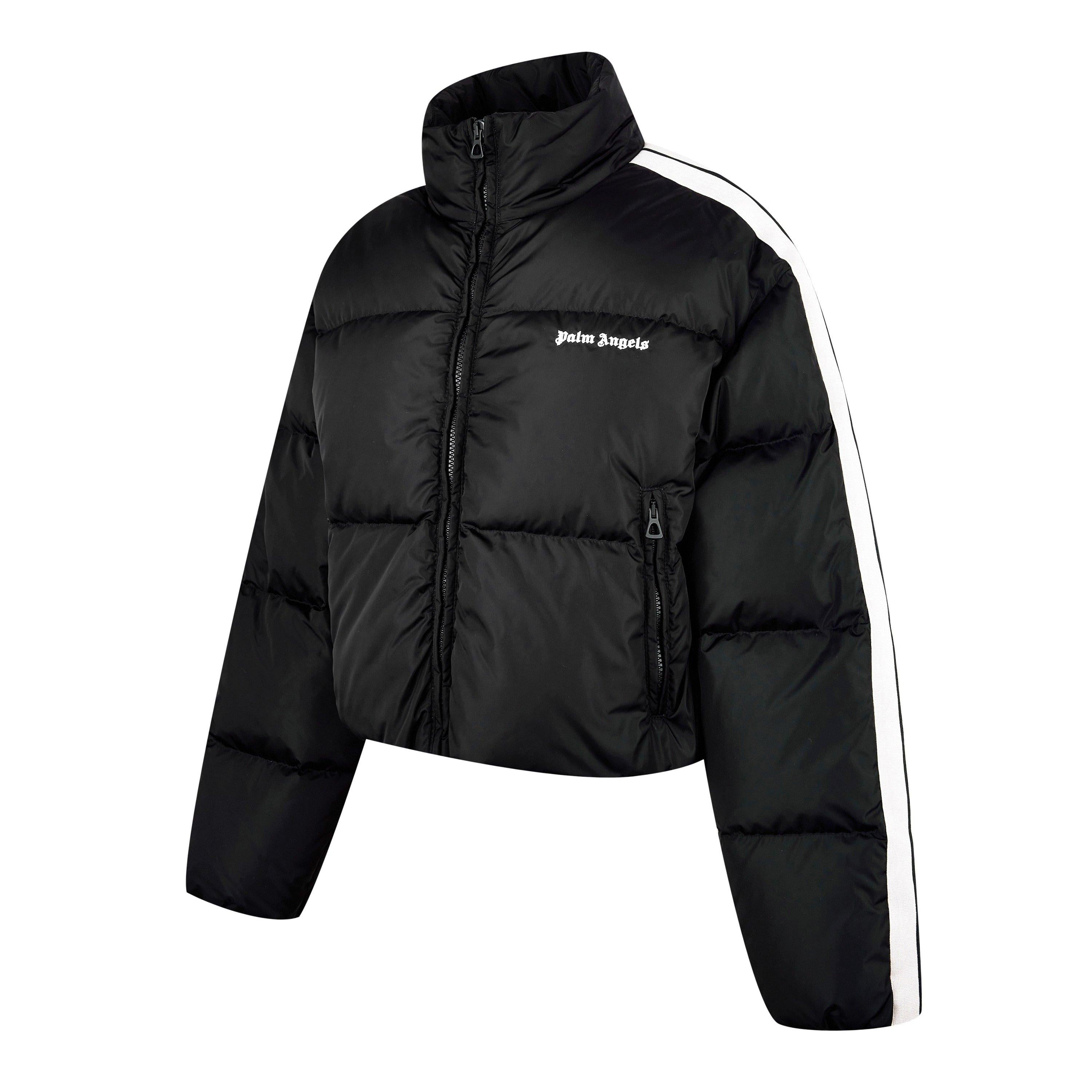 Cropped Track Padded Jacket