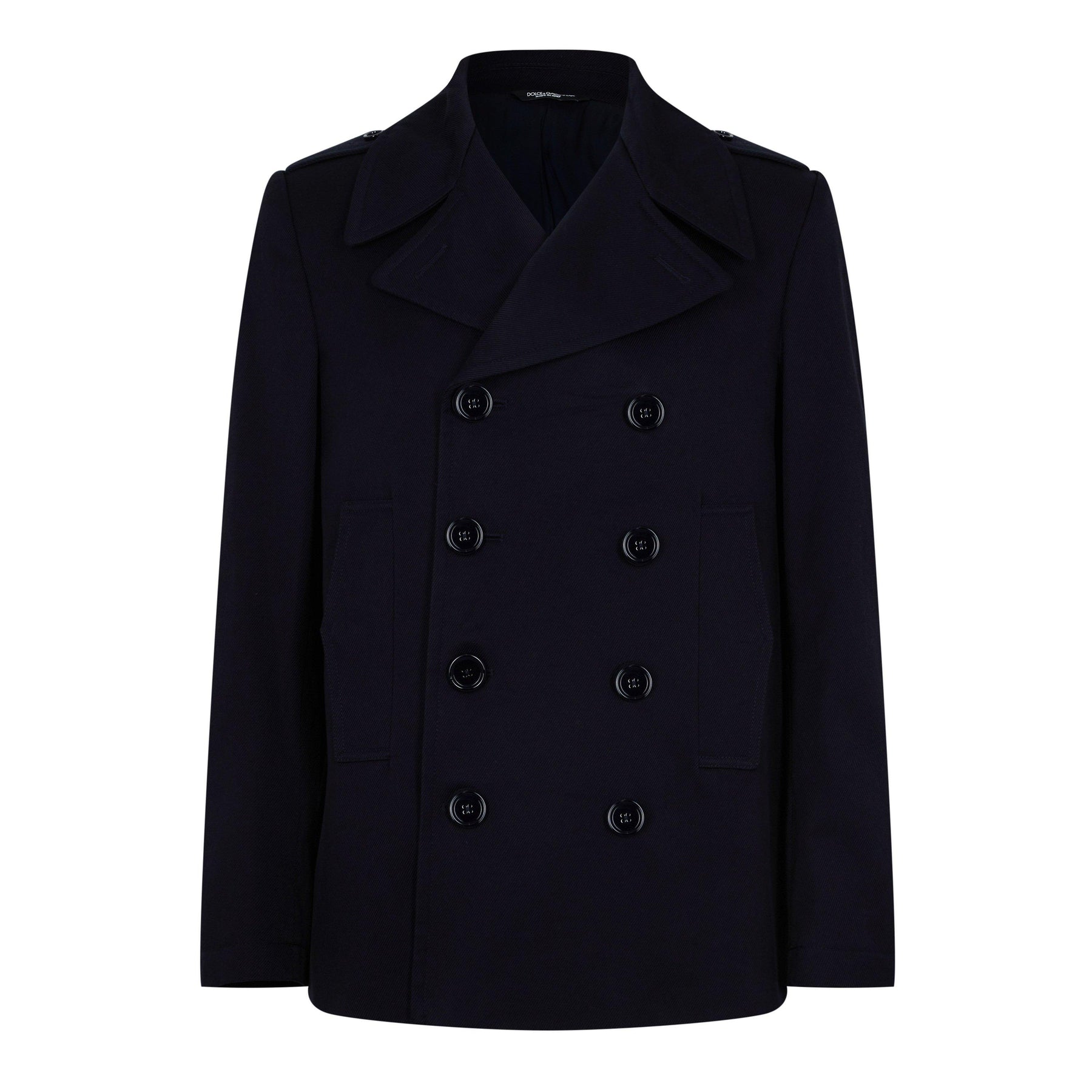Double Breasted Wool Peacoat