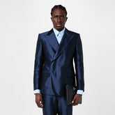 Double Breasted Silk Jacket