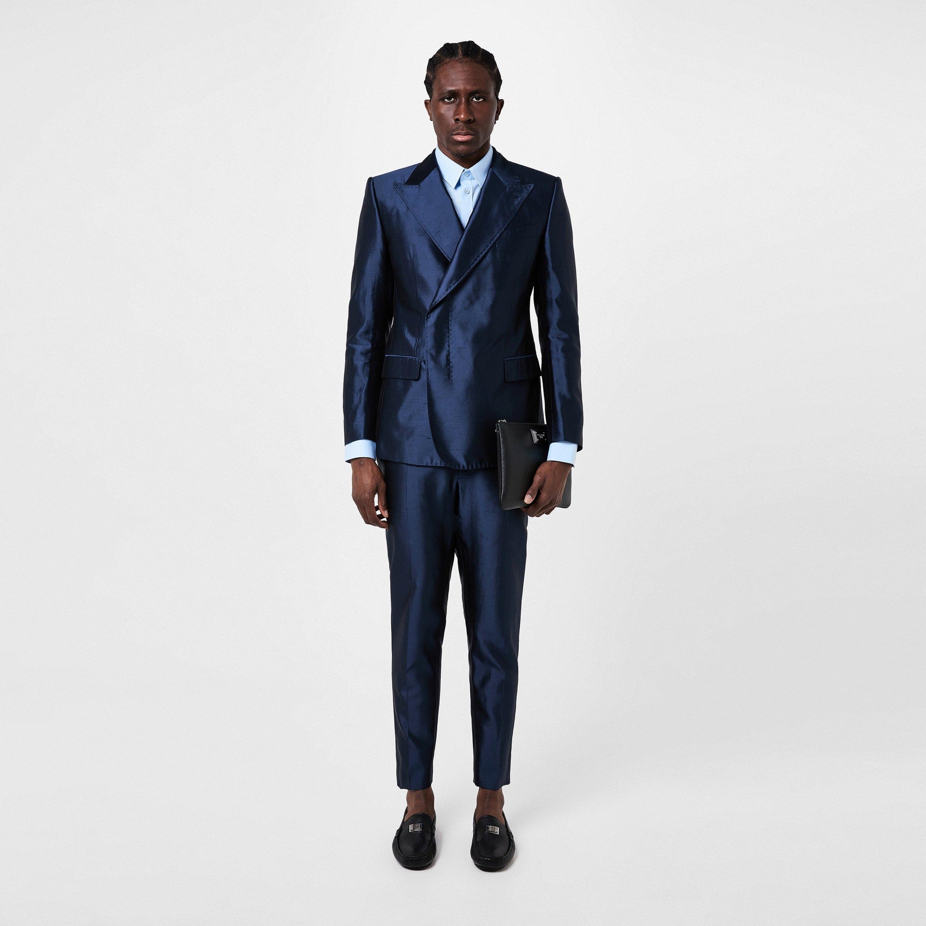 Double Breasted Silk Jacket