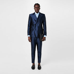 Double Breasted Silk Jacket