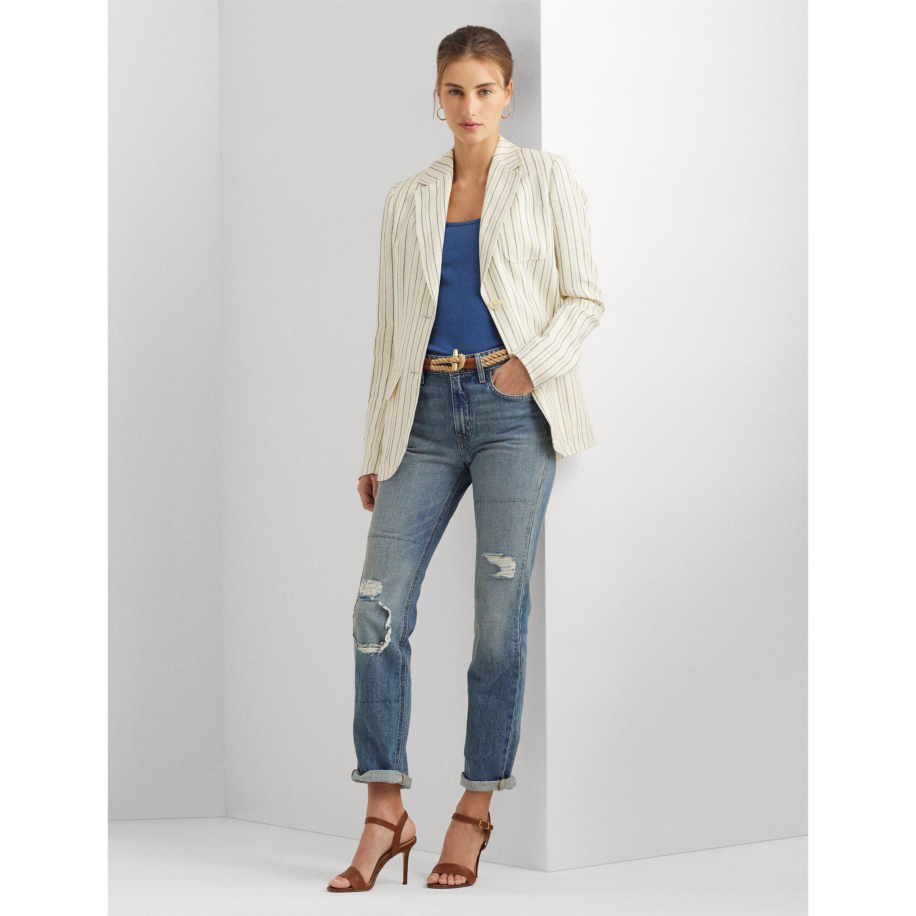 Lawdro Linen Long Sleeve Blazer