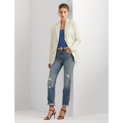 Lawdro Linen Long Sleeve Blazer