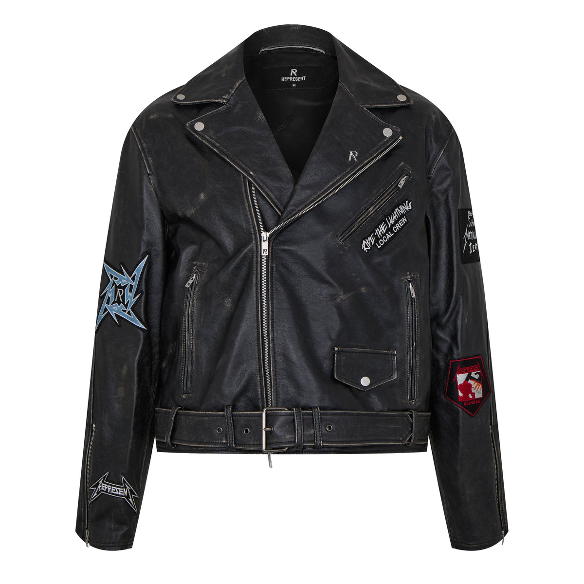 X Metallica Leather Jacket