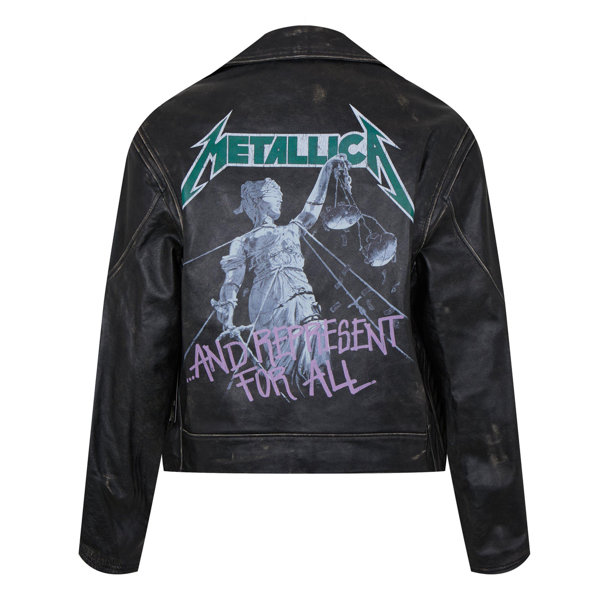 X Metallica Leather Jacket
