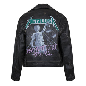 X Metallica Leather Jacket