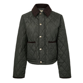 Cropped Quilted Jacket