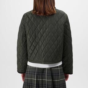 Cropped Quilted Jacket