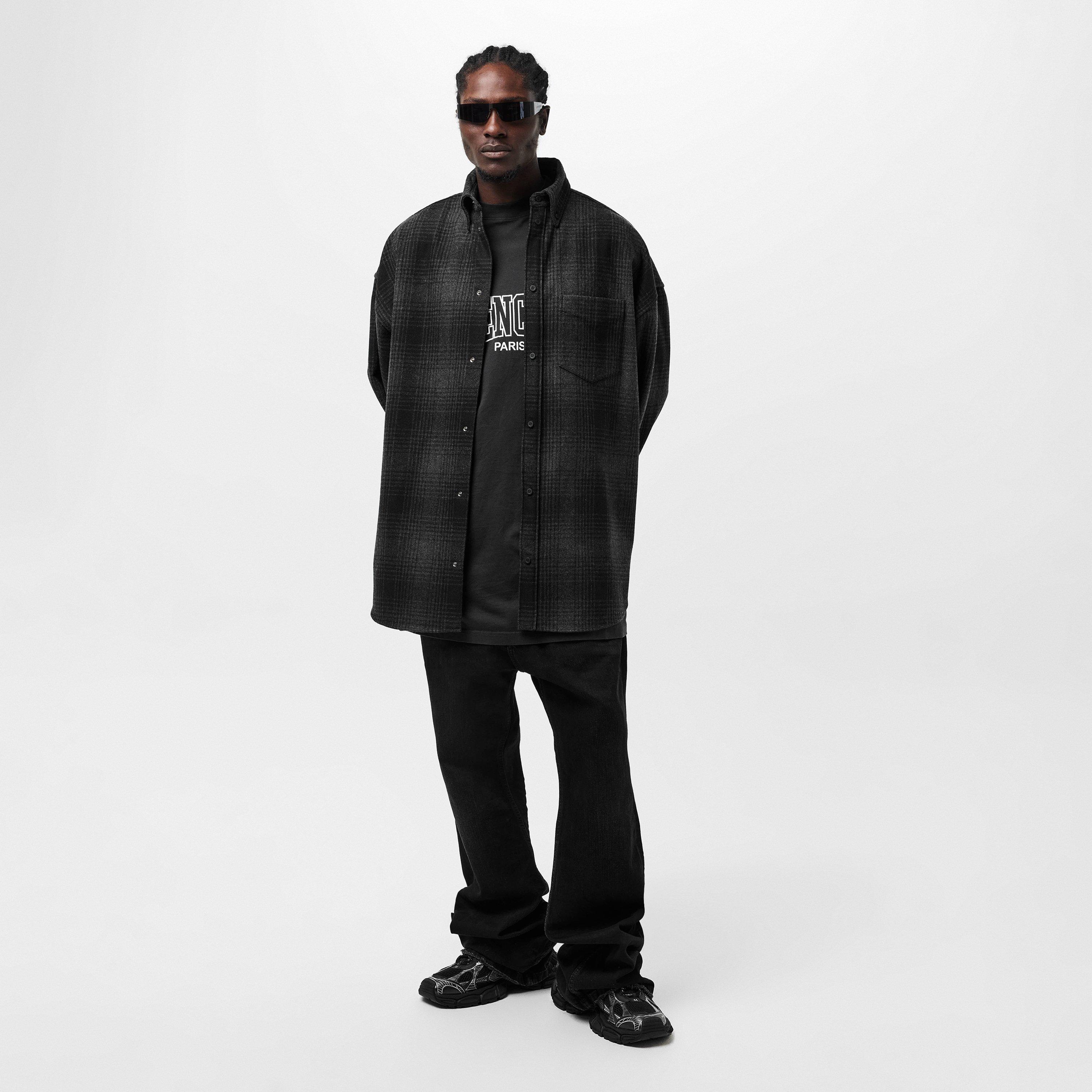 Oversized Check Shirt