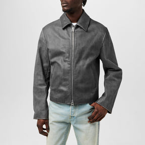 Washed Leather Jacket