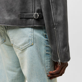 Washed Leather Jacket