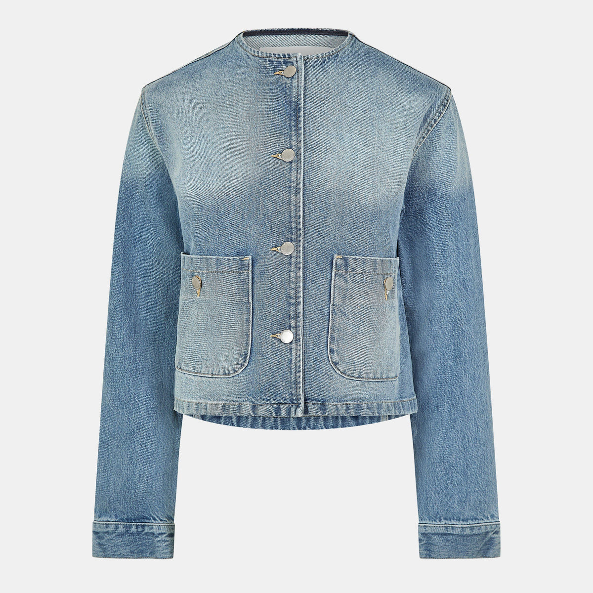 Deia Collarless Jacket