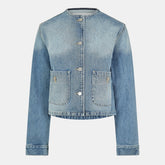 Deia Collarless Jacket