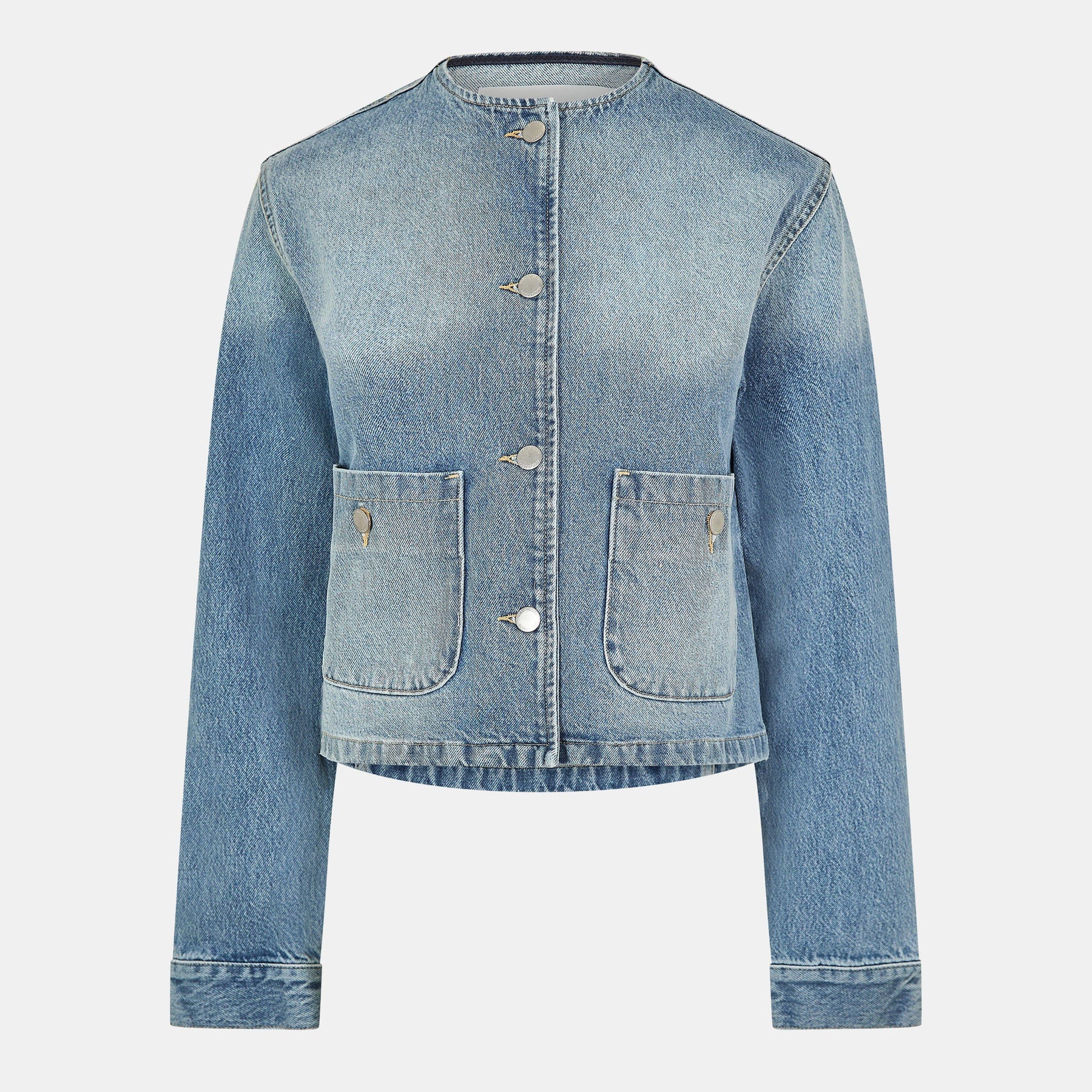 Deia Collarless Jacket