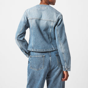 Deia Collarless Jacket