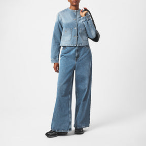 Deia Collarless Jacket