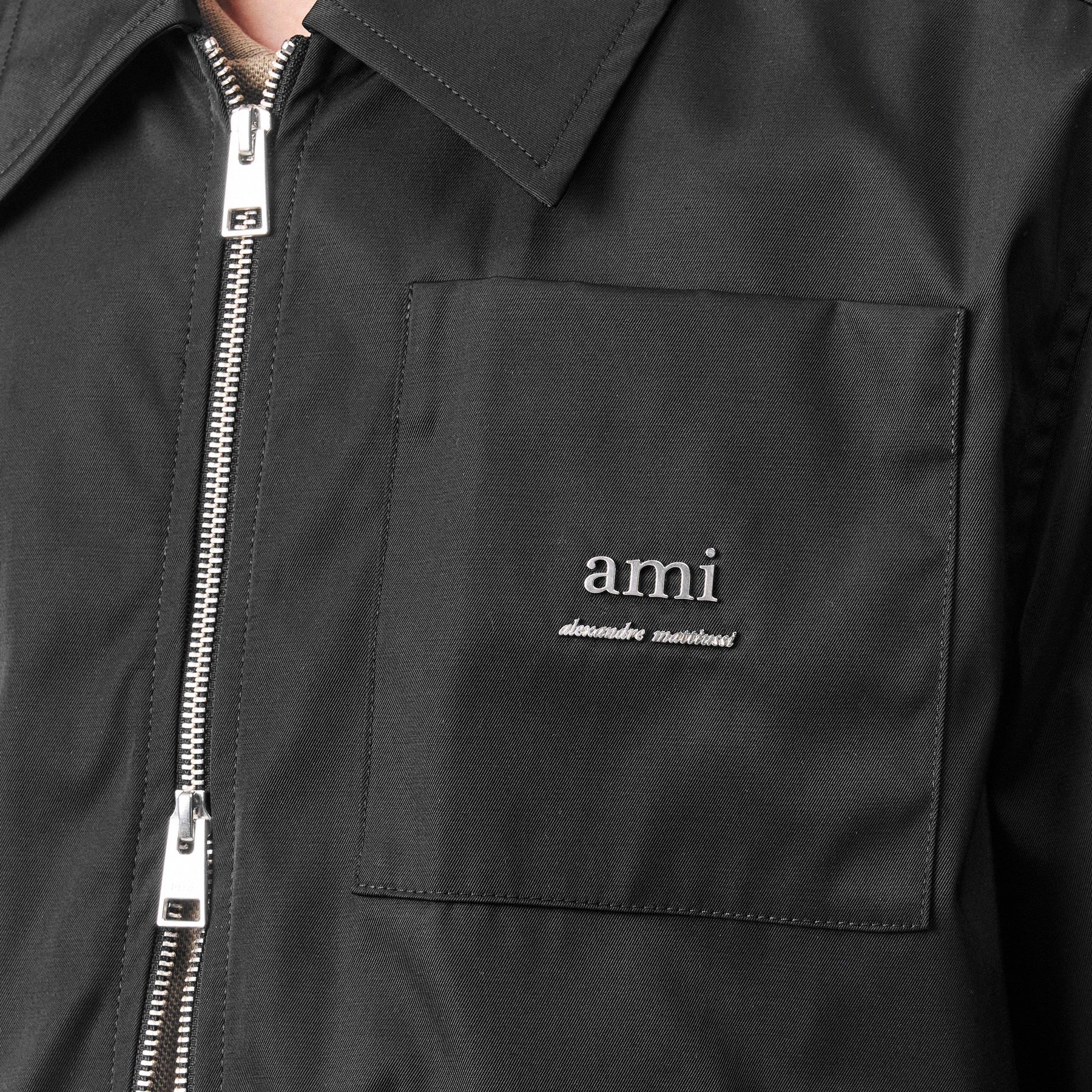 Ami Text Zip Jacket