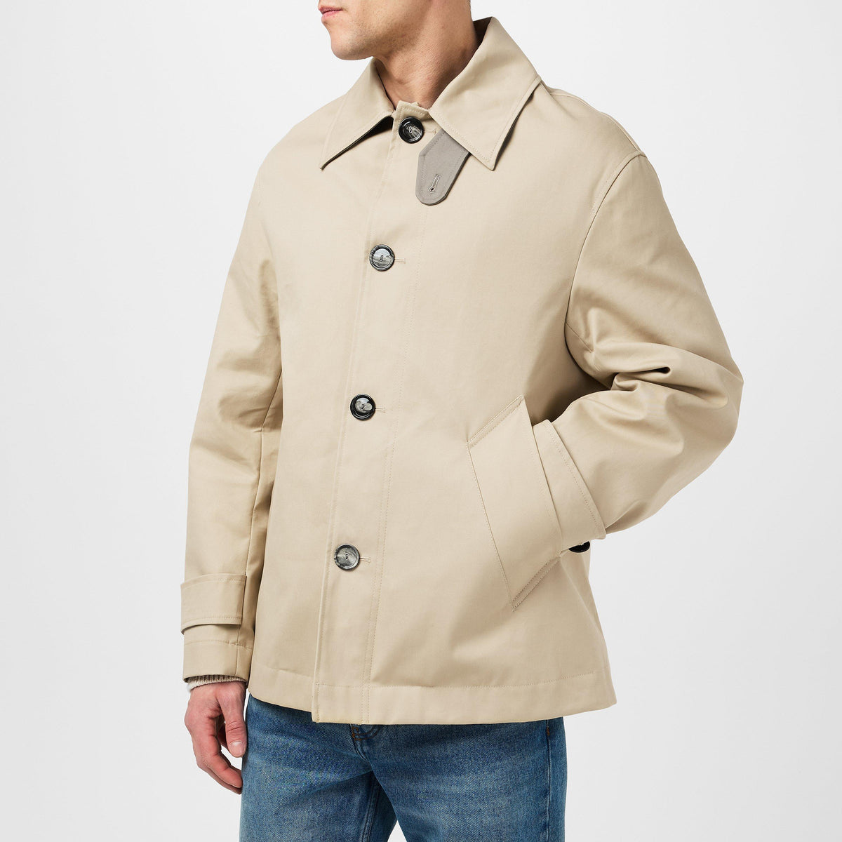 Single-Breasted Buttoned Jacket