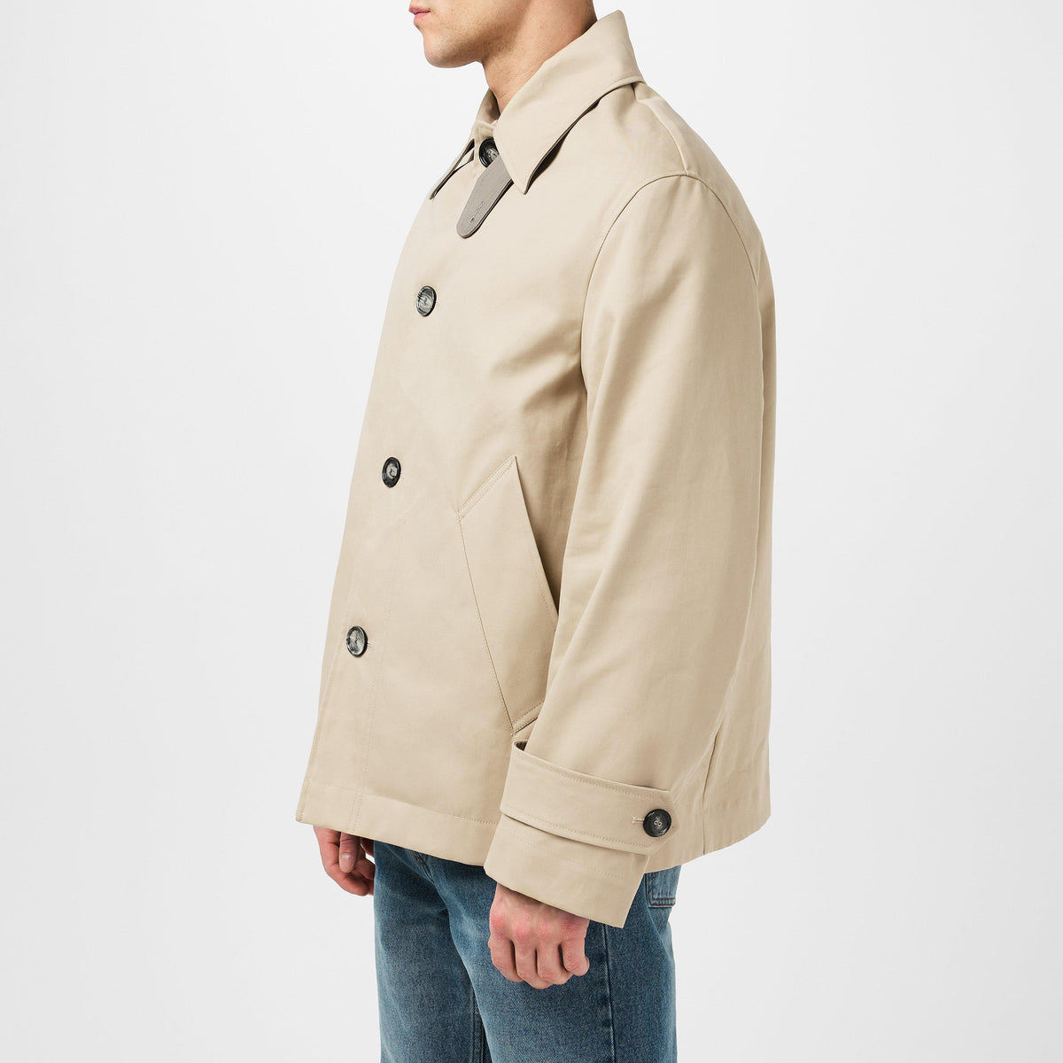 Single-Breasted Buttoned Jacket