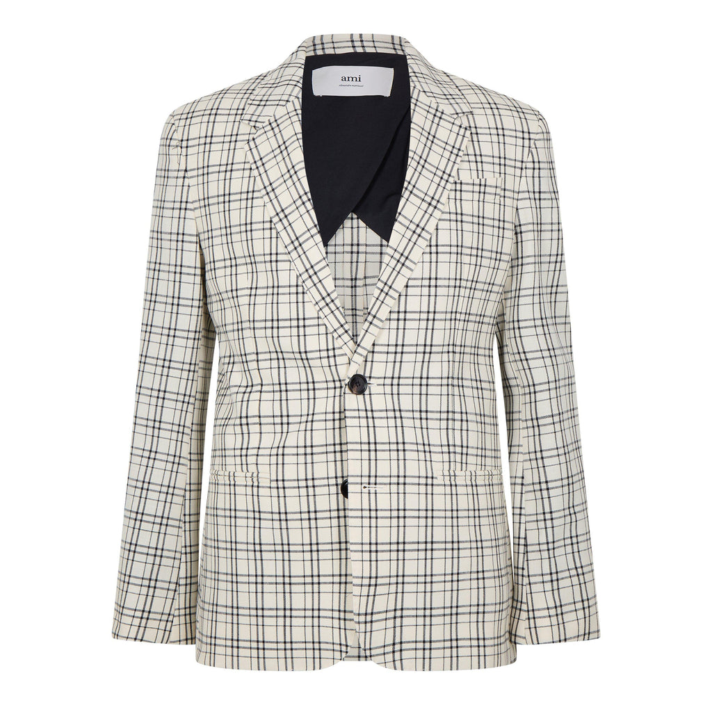 Check Single Breasted Blazer