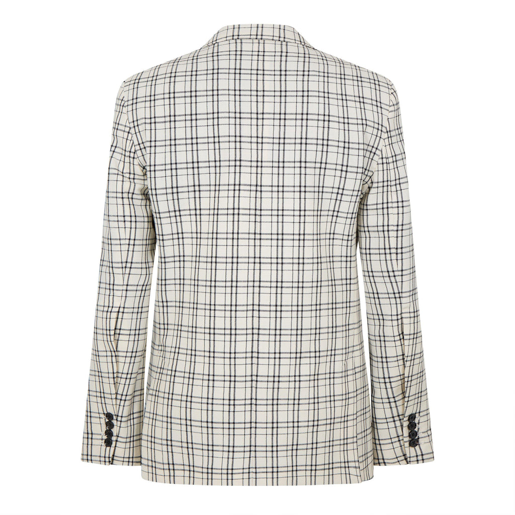 Check Single Breasted Blazer
