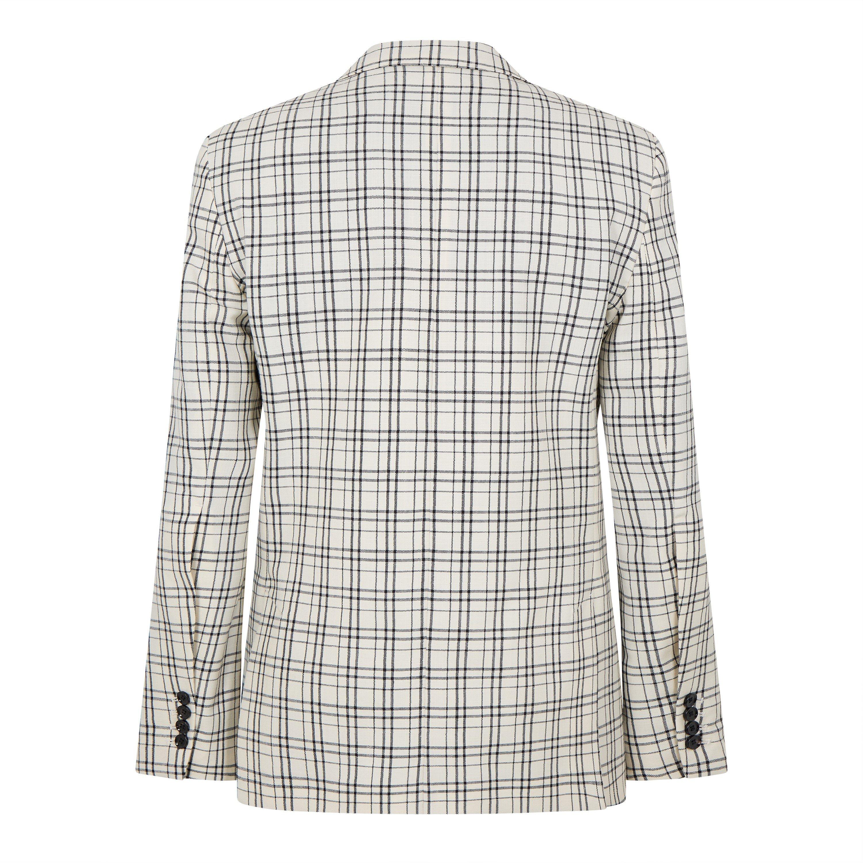 Check Single Breasted Blazer