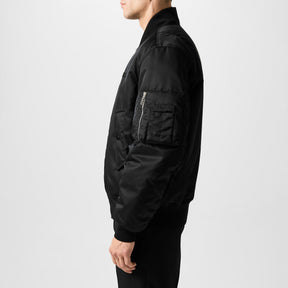 Nylon Twill Bomber Jacket