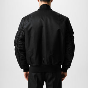 Nylon Twill Bomber Jacket