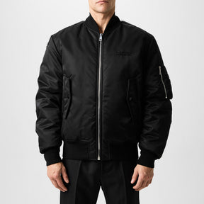 Nylon Twill Bomber Jacket