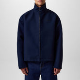Zip Jacket With Logo Embroidery