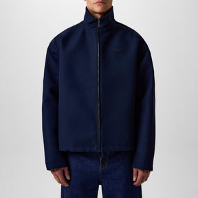 Zip Jacket With Logo Embroidery