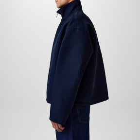 Zip Jacket With Logo Embroidery