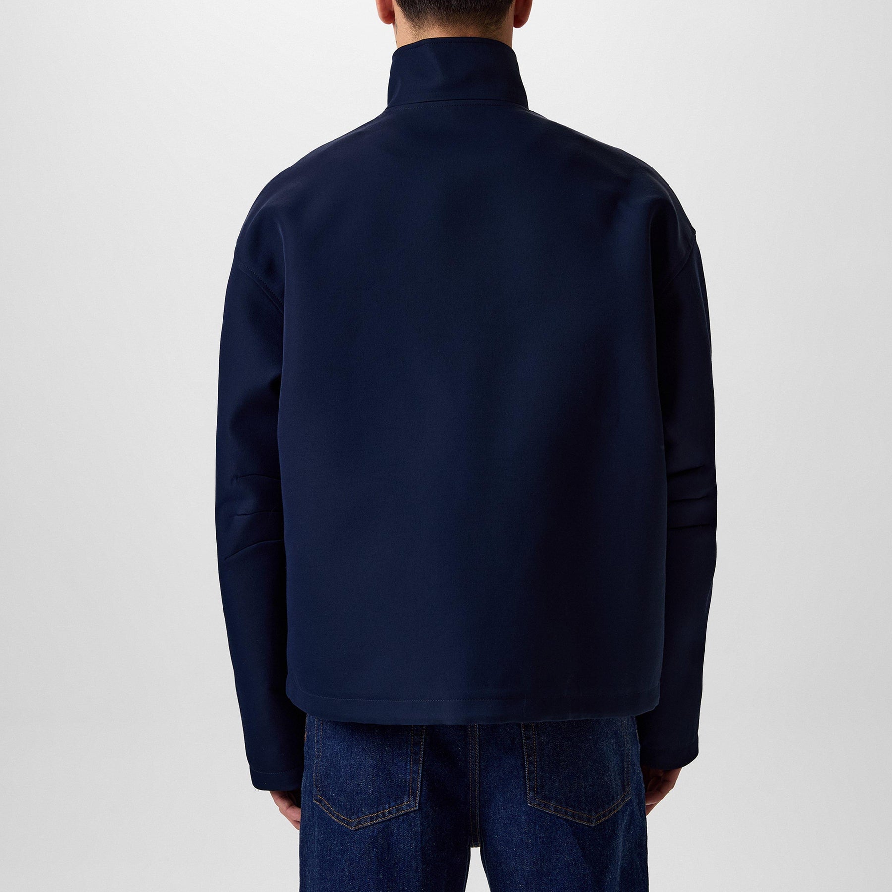 Zip Jacket With Logo Embroidery