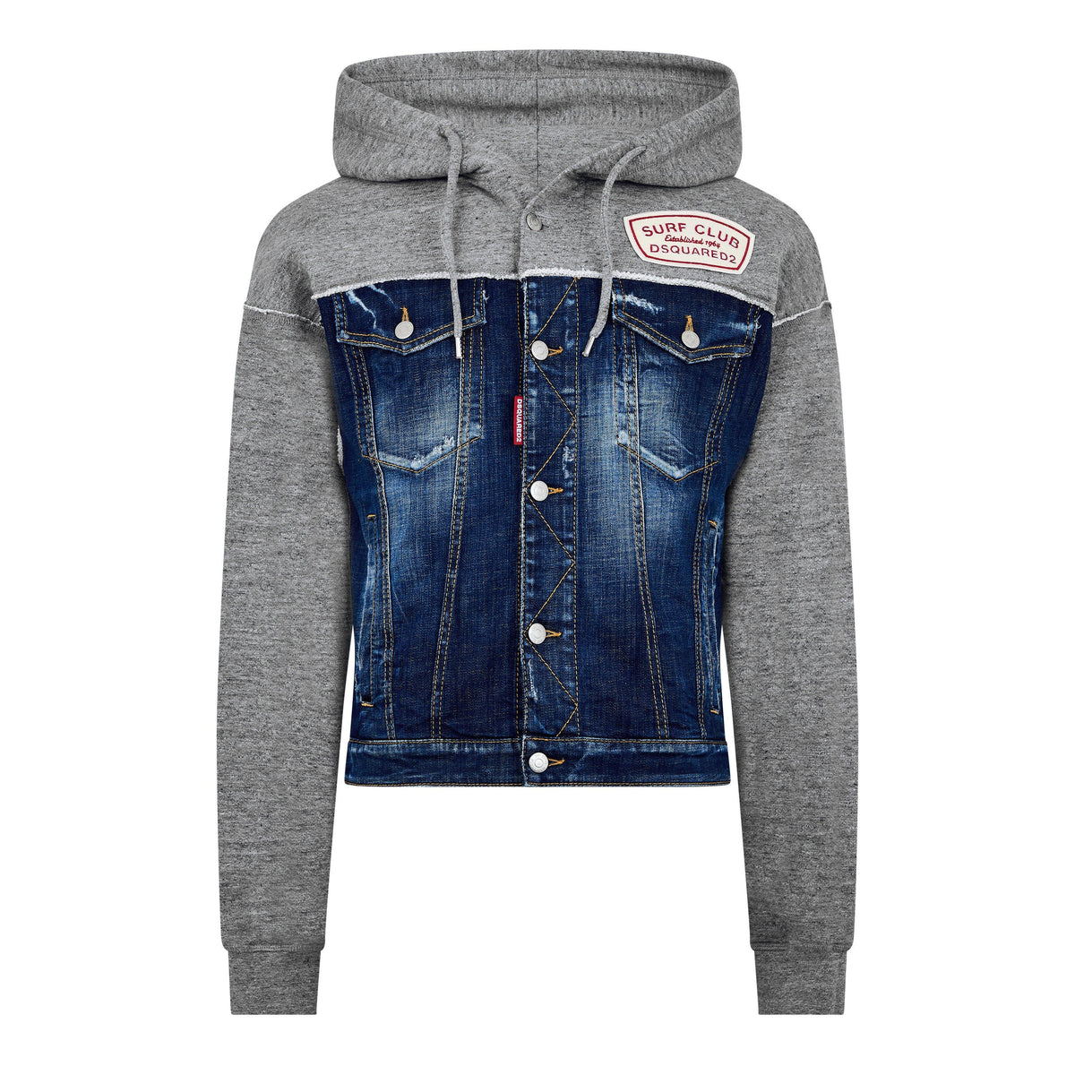 Panelled Hooded Jacket