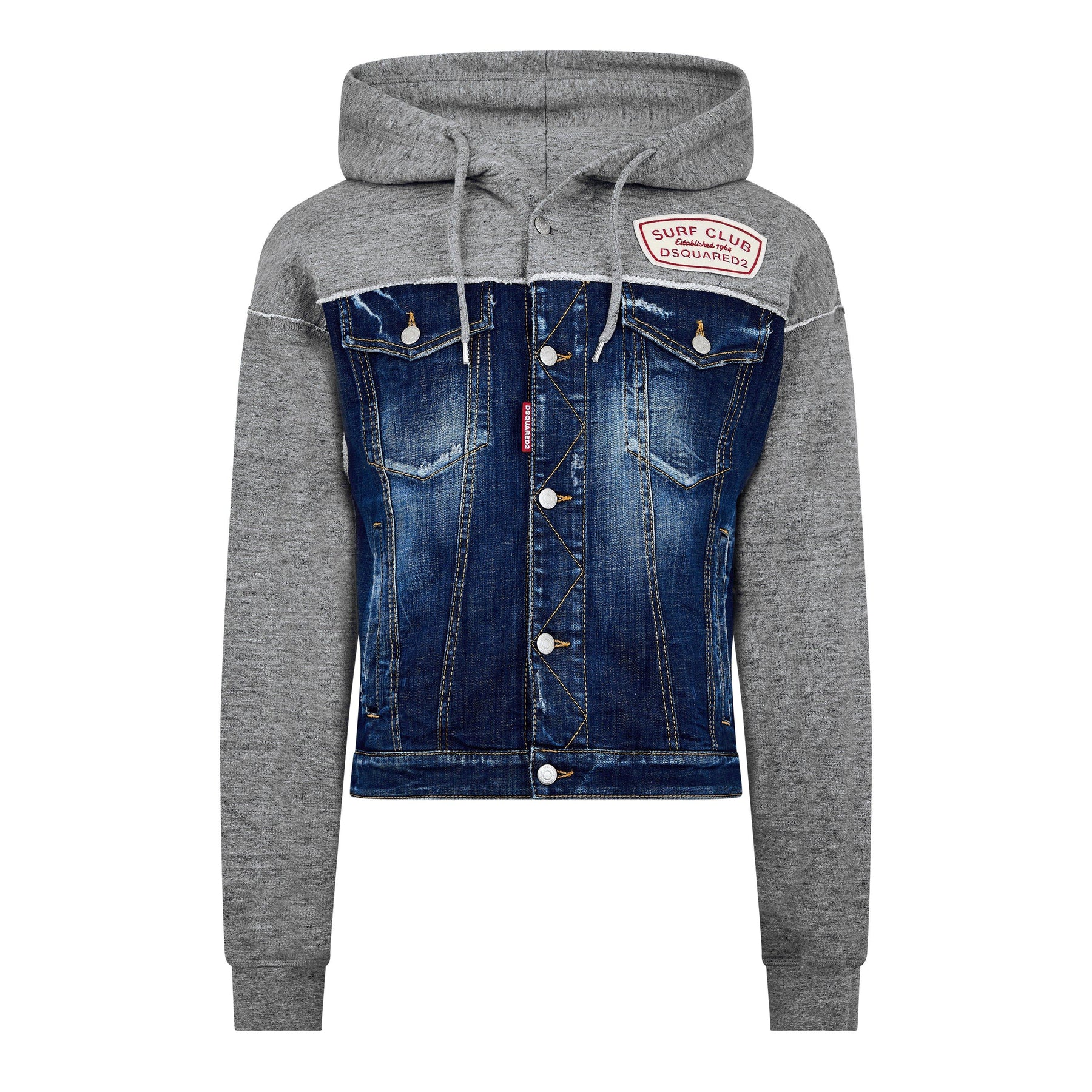 Panelled Hooded Jacket