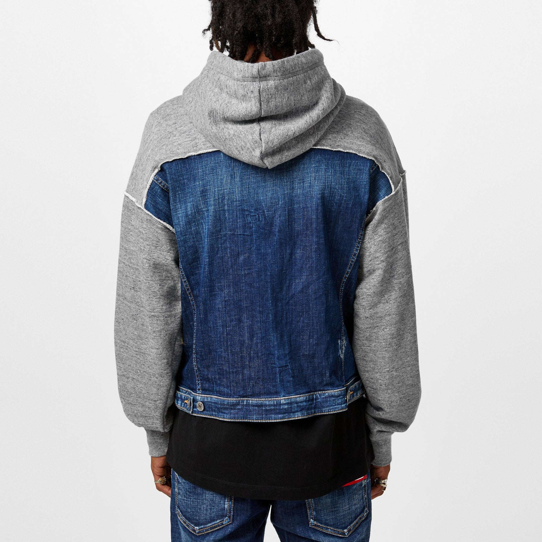 Panelled Hooded Jacket