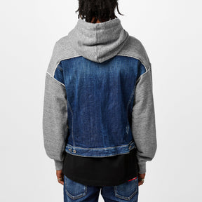 Panelled Hooded Jacket